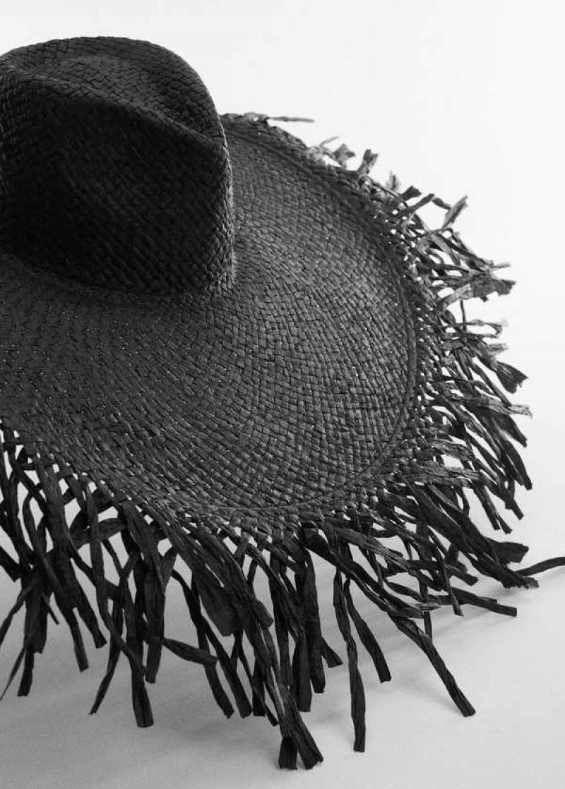 Mango Natural Fiber Maxi Hat | MNG-22671