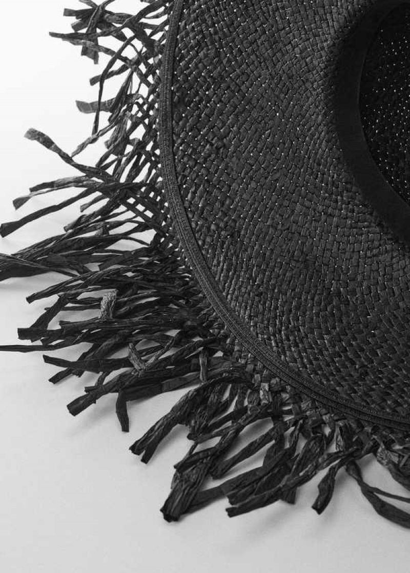 Mango Natural Fiber Maxi Hat | MNG-22671