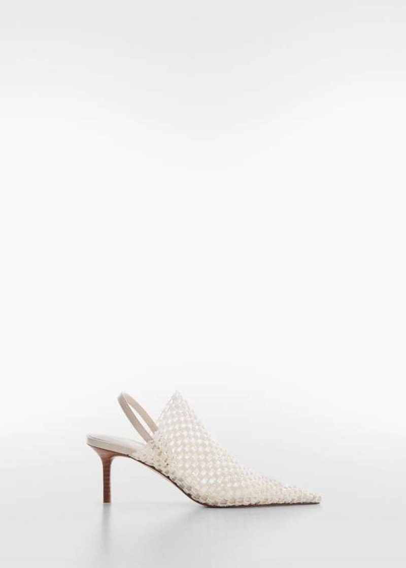 Mango Net Sling Back Shoes | MNG-23450