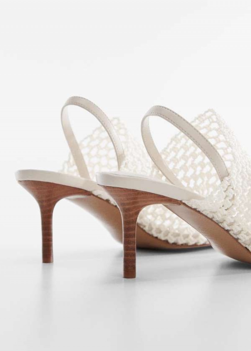 Mango Net Sling Back Shoes | MNG-23450