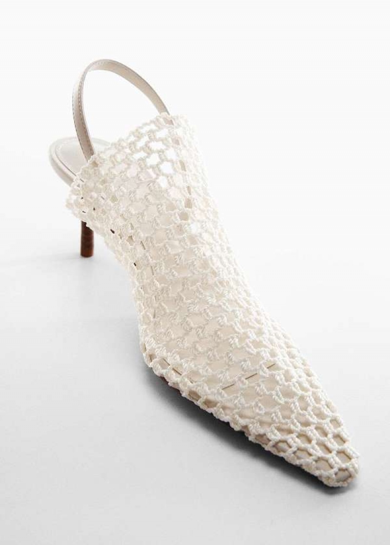 Mango Net Sling Back Shoes | MNG-23450