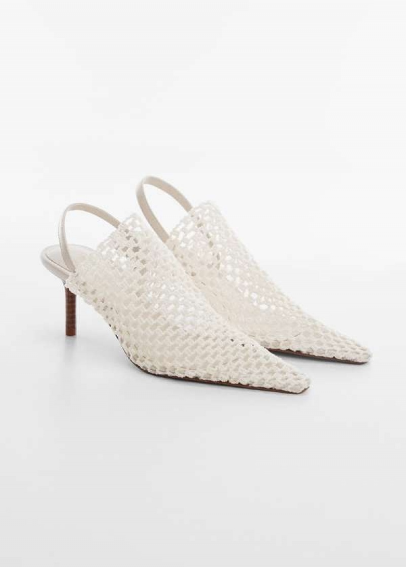 Mango Net Sling Back Shoes | MNG-23450