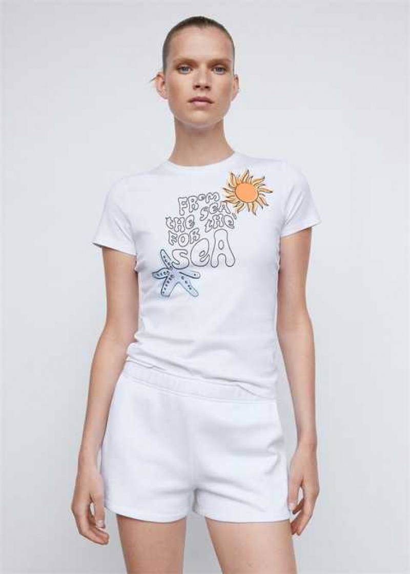 Mango Oceans Day T-shirt | MNG-25095