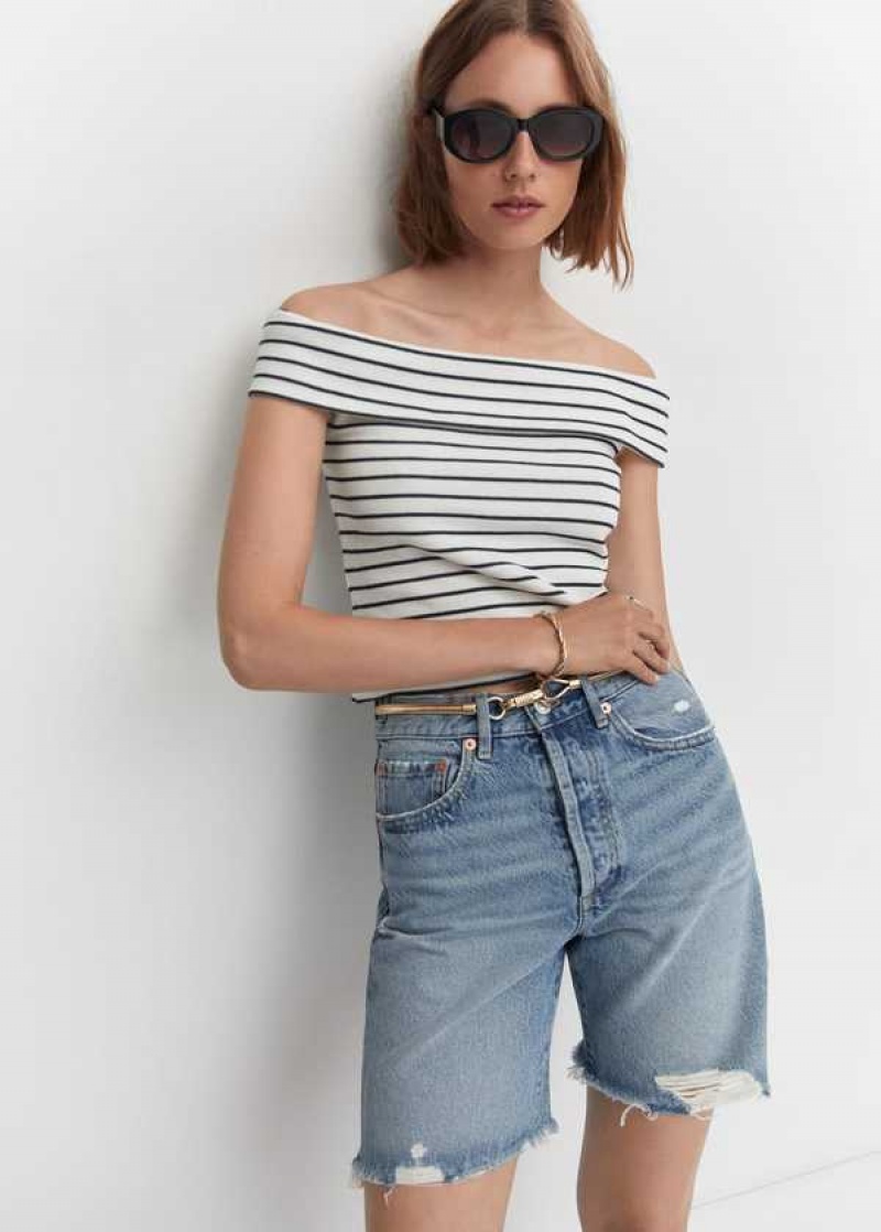 Mango Off-shoulder Top | MNG-25062