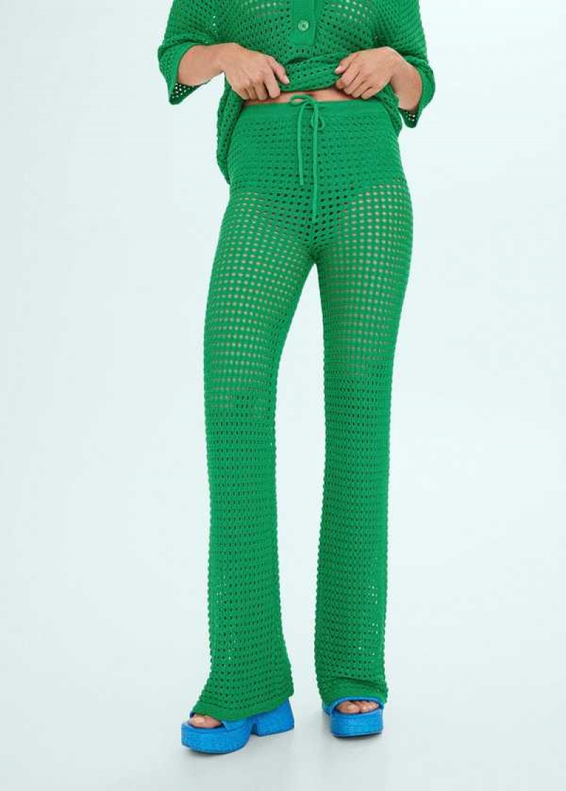 Mango Openwork Knit Pants | MNG-24342