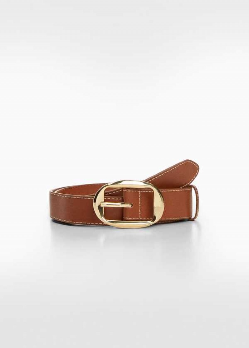 Mango Oval Přezkou Belt | MNG-22988