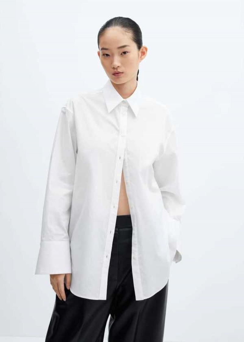 Mango Oversize Bavlněné Shirt | MNG-25351