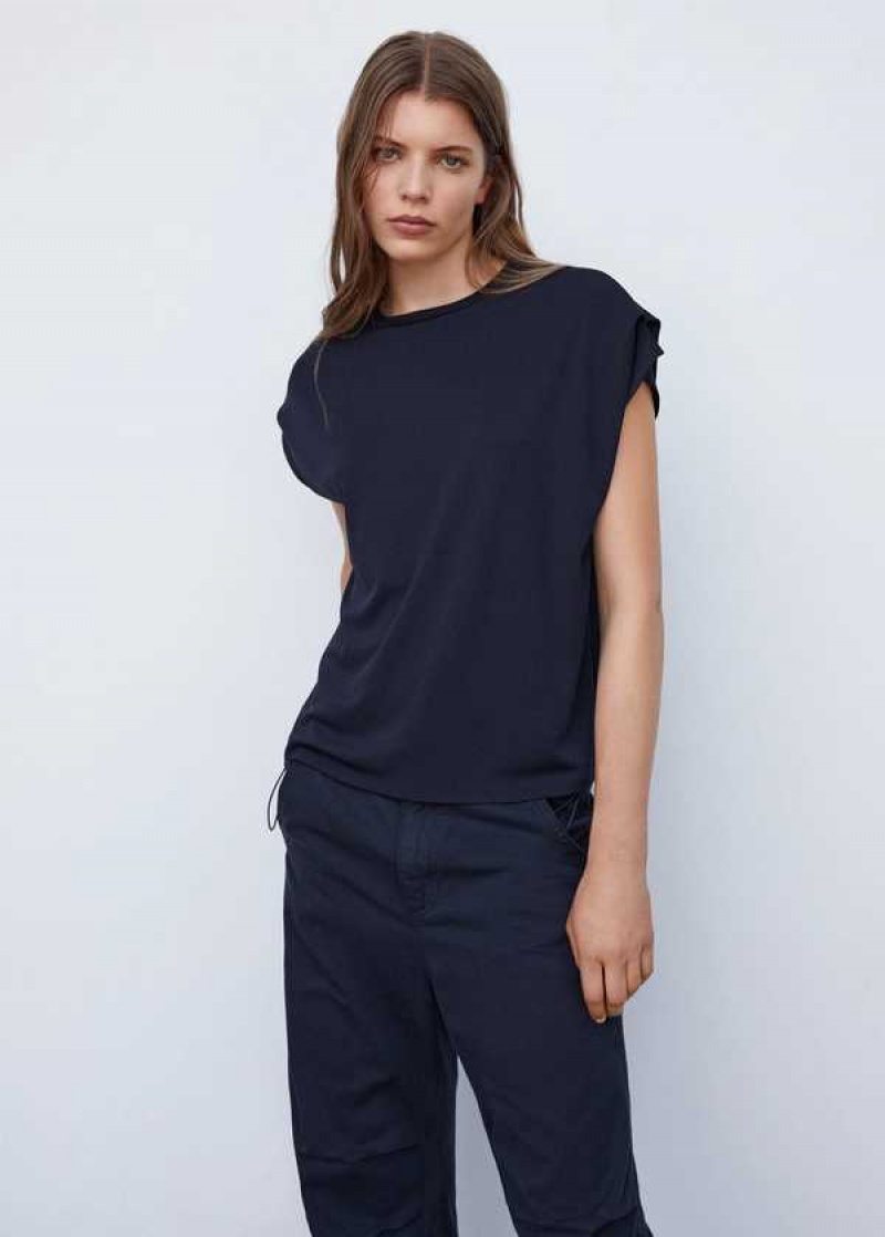 Mango Oversized Krátké-sleeved T-shirt | MNG-25011