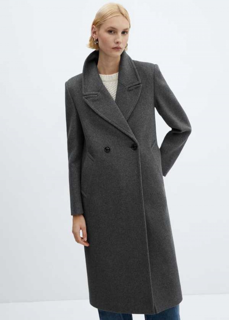 Mango Oversized Pletené Coat With Pockets | MNG-26479