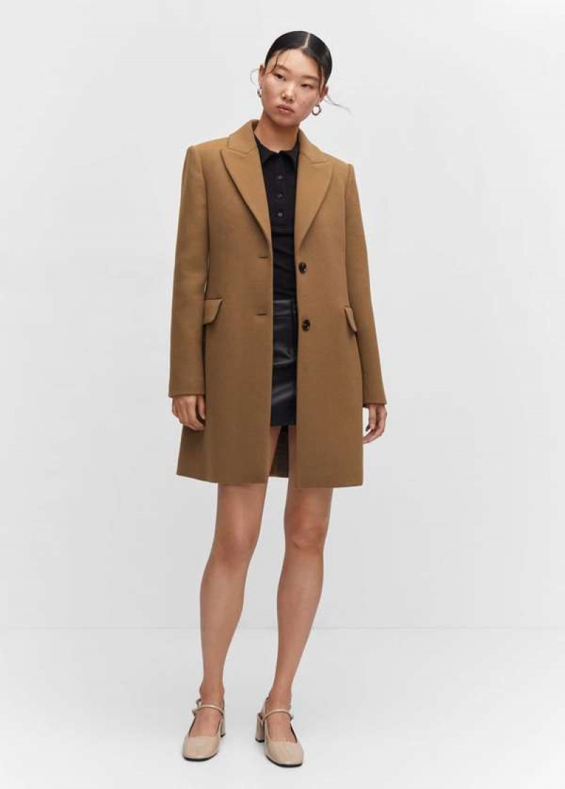 Mango Oversized Pletené Coat With Pockets | MNG-26435