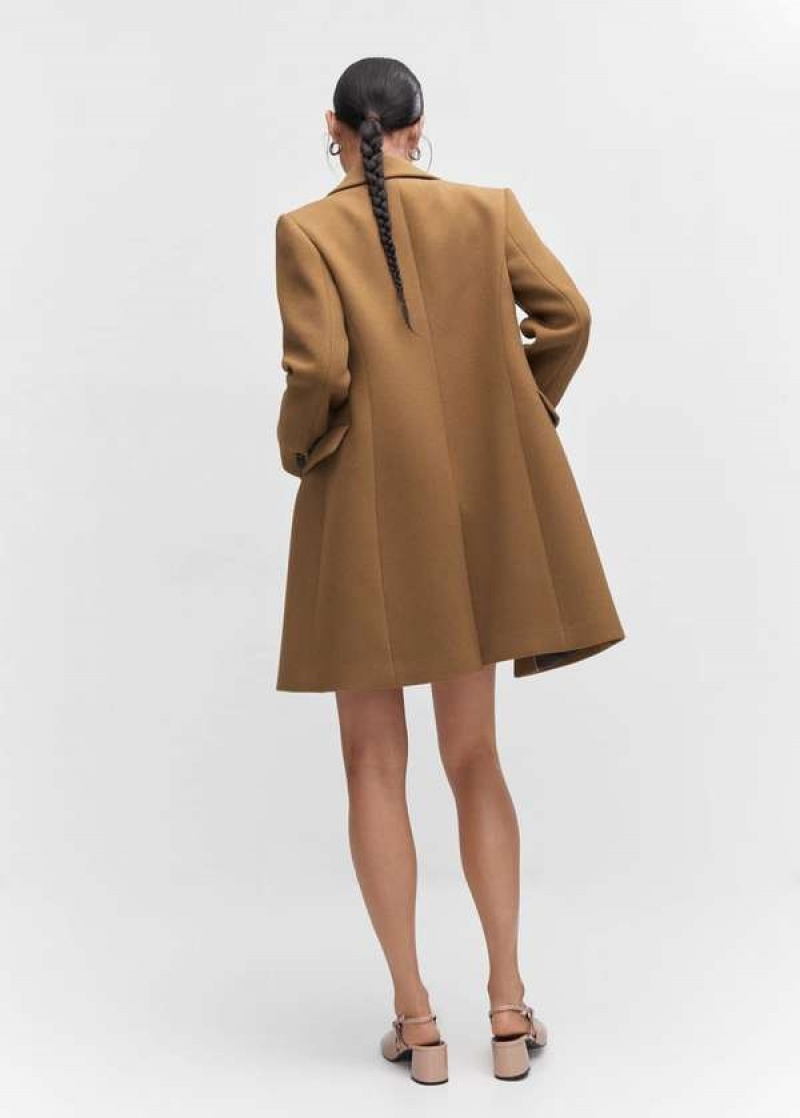 Mango Oversized Pletené Coat With Pockets | MNG-26435