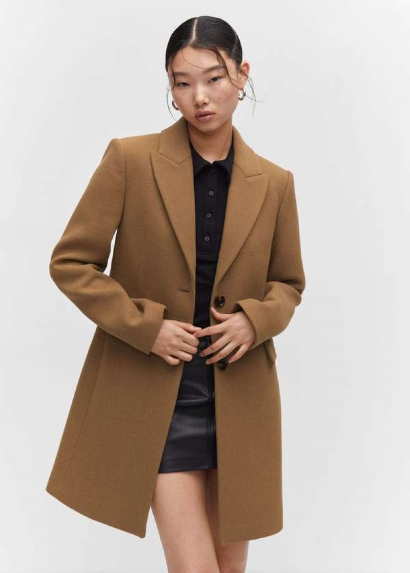 Mango Oversized Pletené Coat With Pockets | MNG-26435