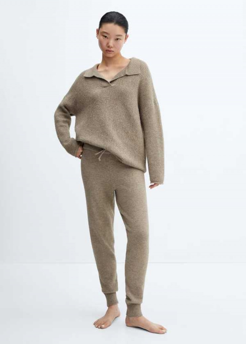 Mango Oversized Polo-neck Svetrové | MNG-23650