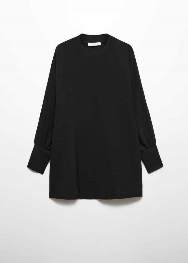 Mango Oversized Textured Sweatshirt | MNG-24658