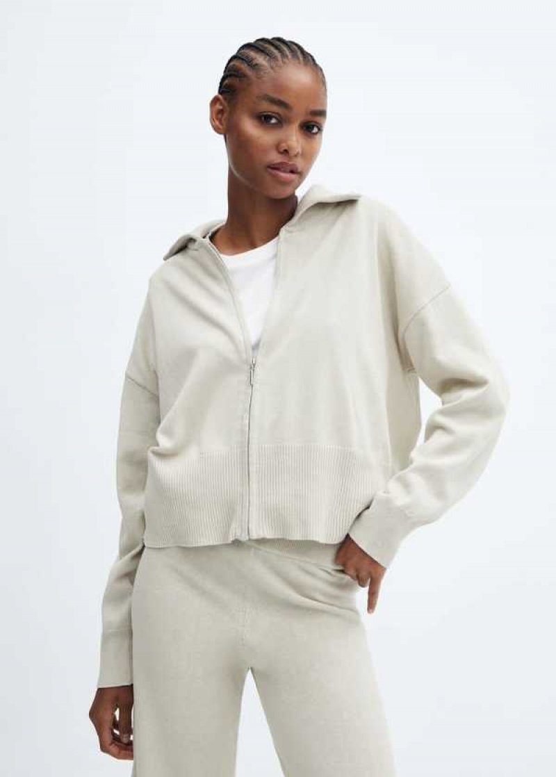 Mango Pajama Jacket With Na Zip | MNG-23683