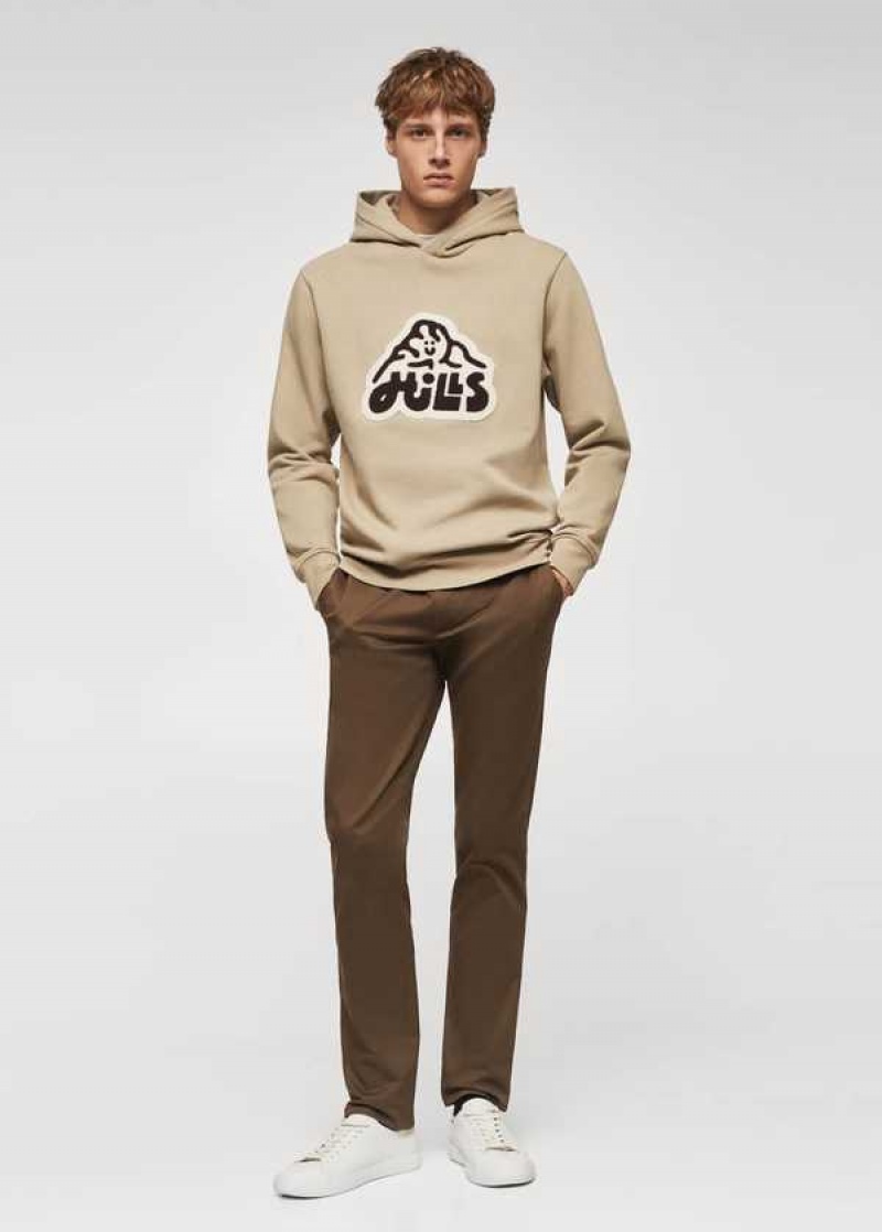 Mango Patch Bavlněné Sweatshirt | MNG-21817