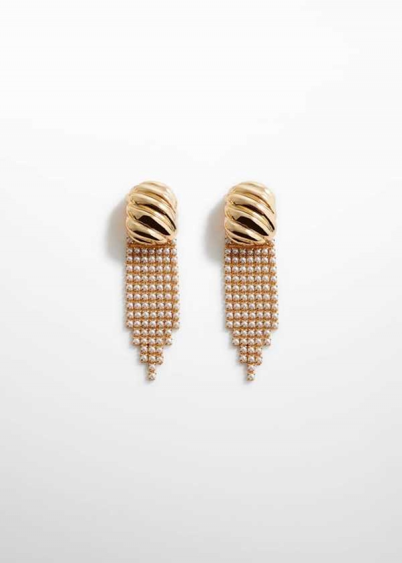 Mango Pearl Cascade Earrings | MNG-22780