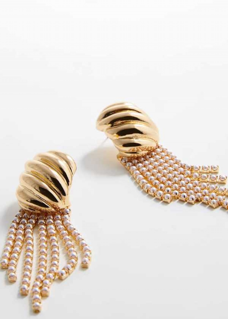 Mango Pearl Cascade Earrings | MNG-22780