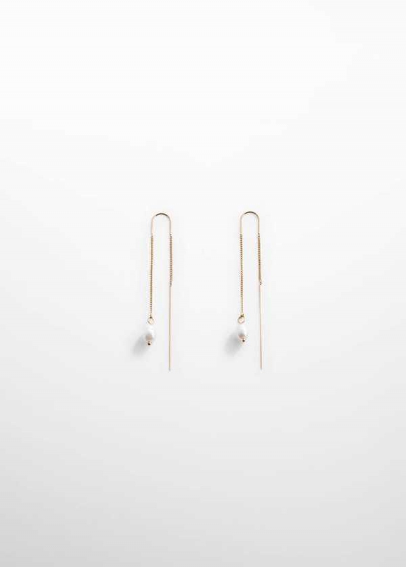 Mango Pearl Thread Earrings | MNG-22901