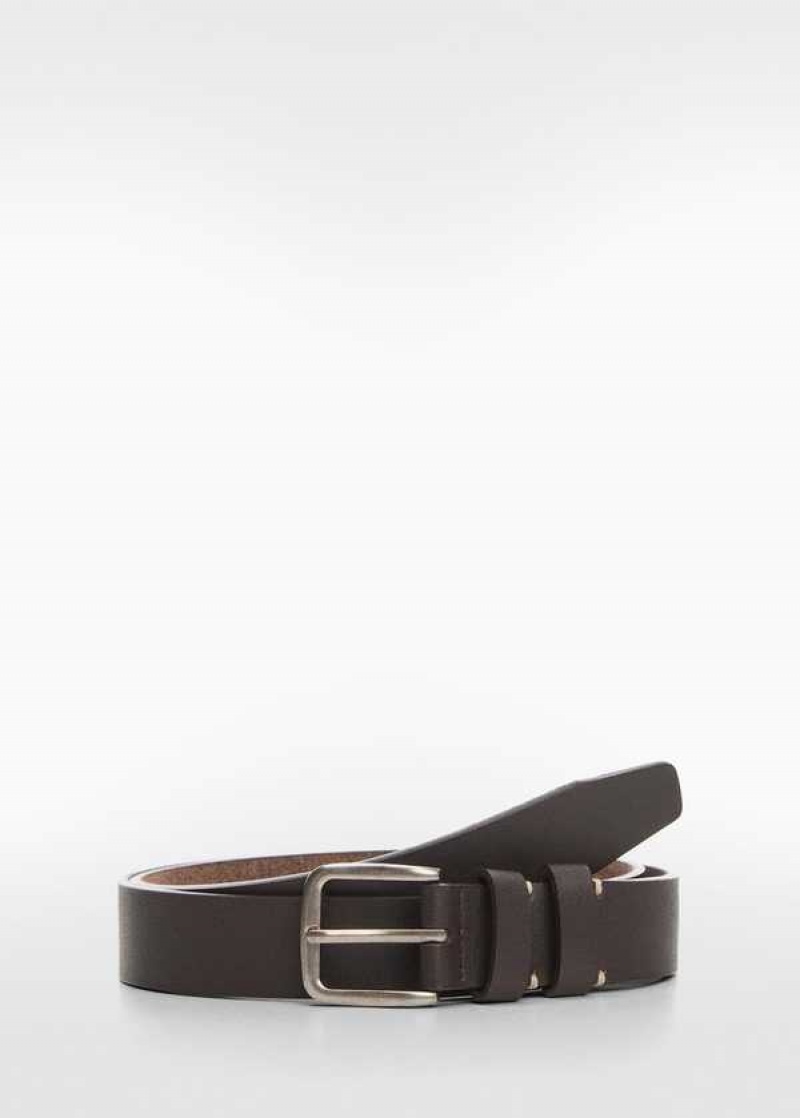 Mango Přezkou Læder Belt | MNG-21206