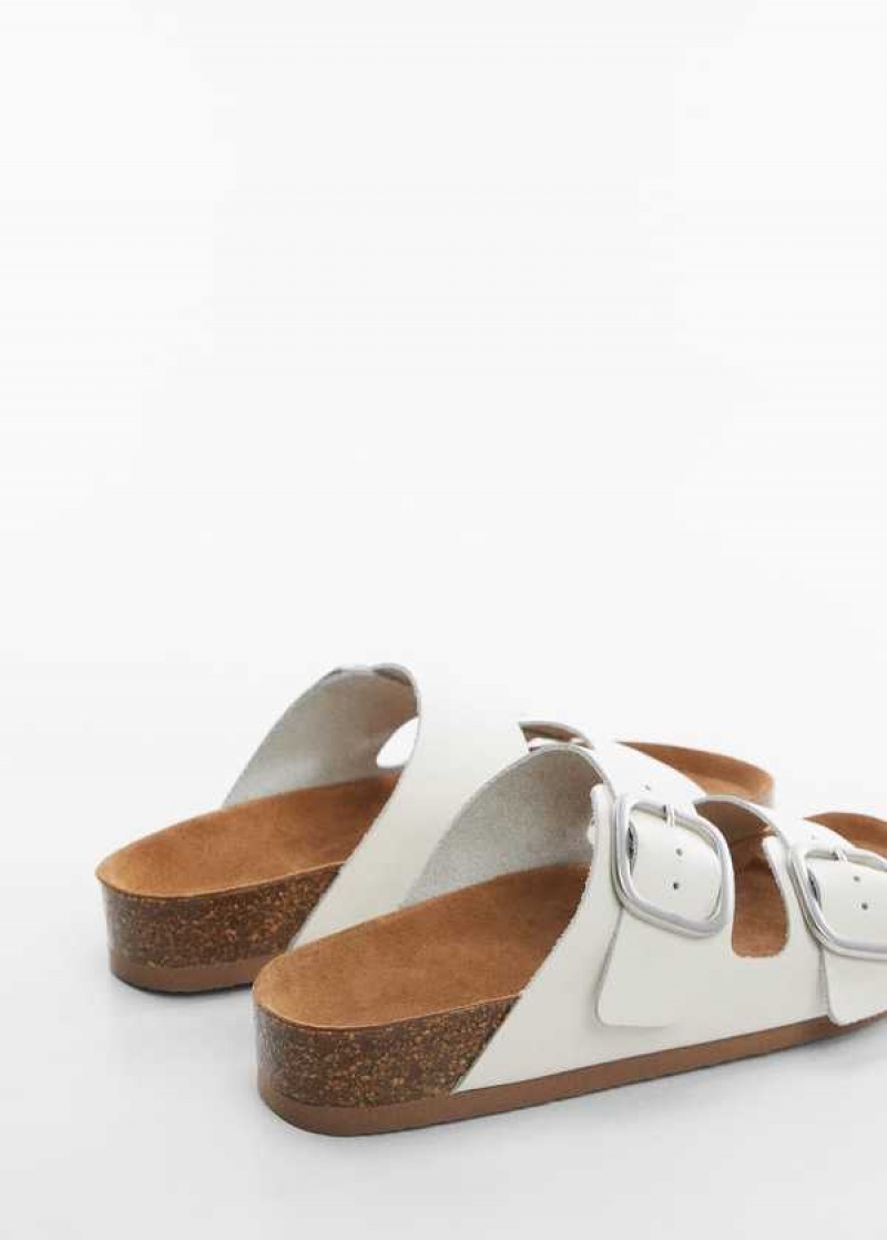 Mango Přezkou Læder Sandals | MNG-23463