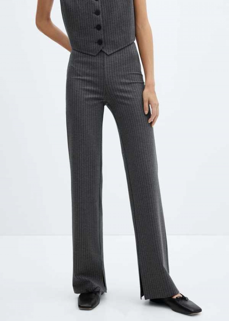 Mango Pinstripe Leggings | MNG-24371