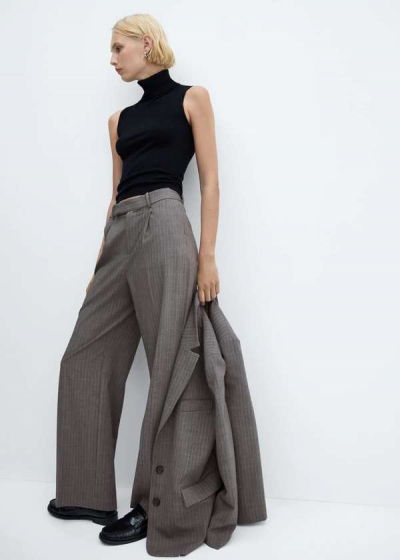 Mango Pinstripe Suit Pants | MNG-24425