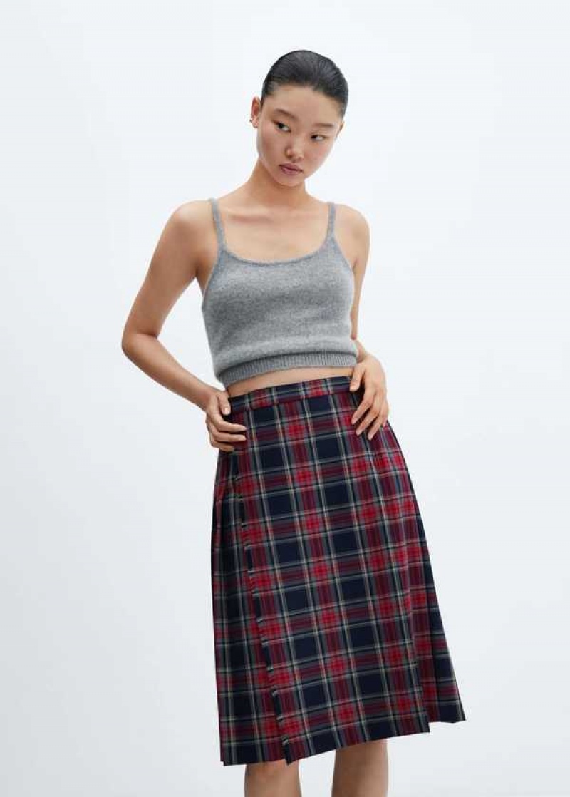 Mango Plank Midi-skirt | MNG-24081