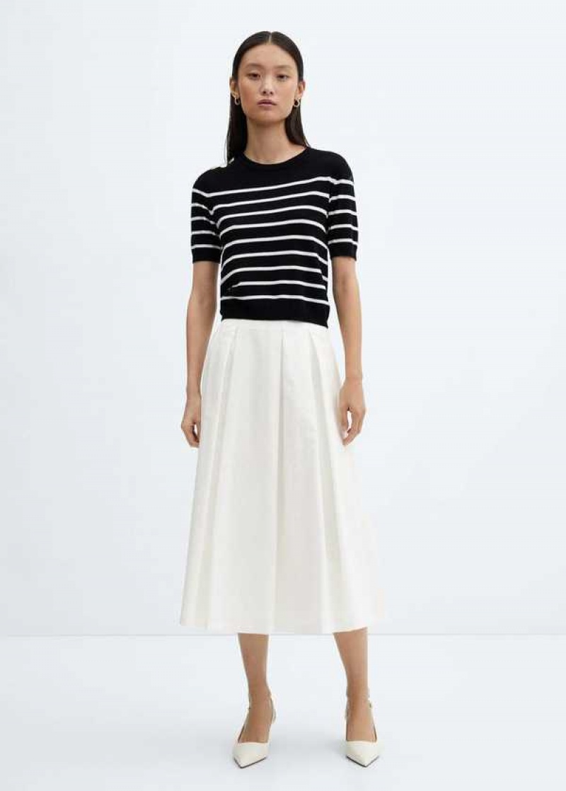 Mango Plank Midi-skirt | MNG-24253