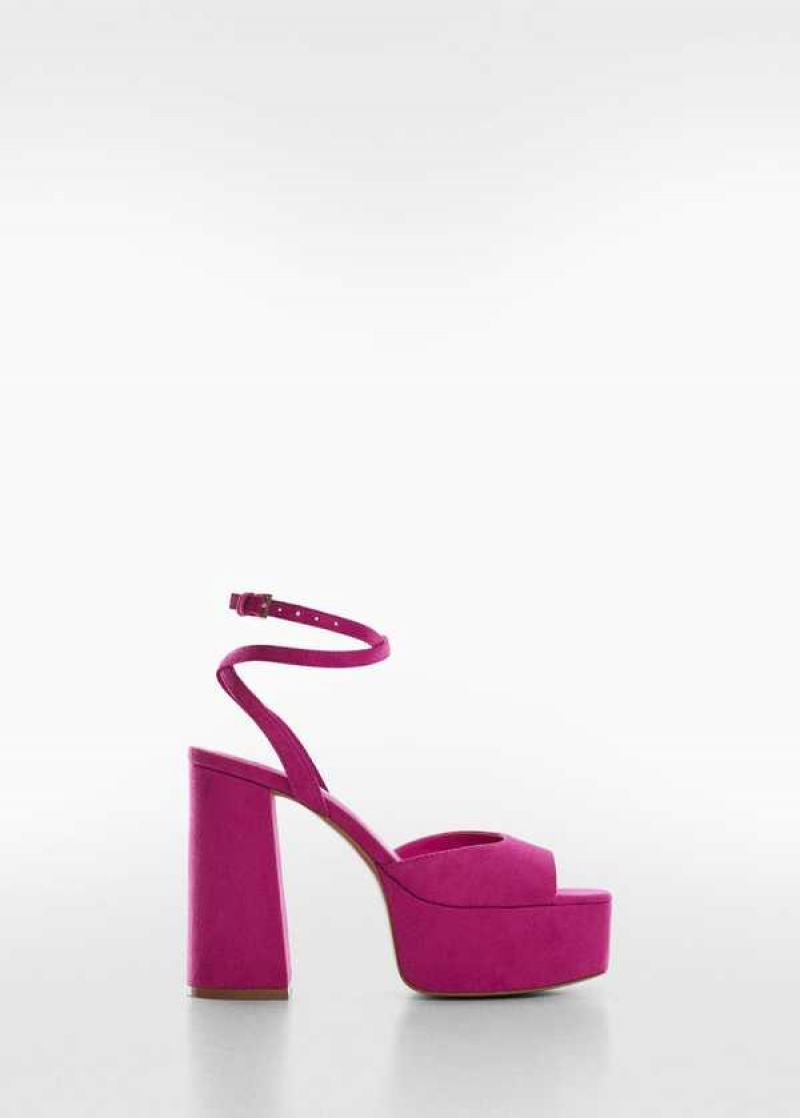 Mango Platformy Ankle-cuff Sandals | MNG-23396