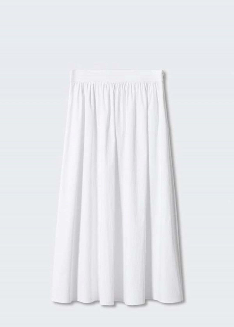 Mango Pleat Detail Long Skirt | MNG-24196