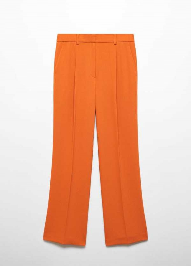 Mango Pleat Rovný Trousers | MNG-24351