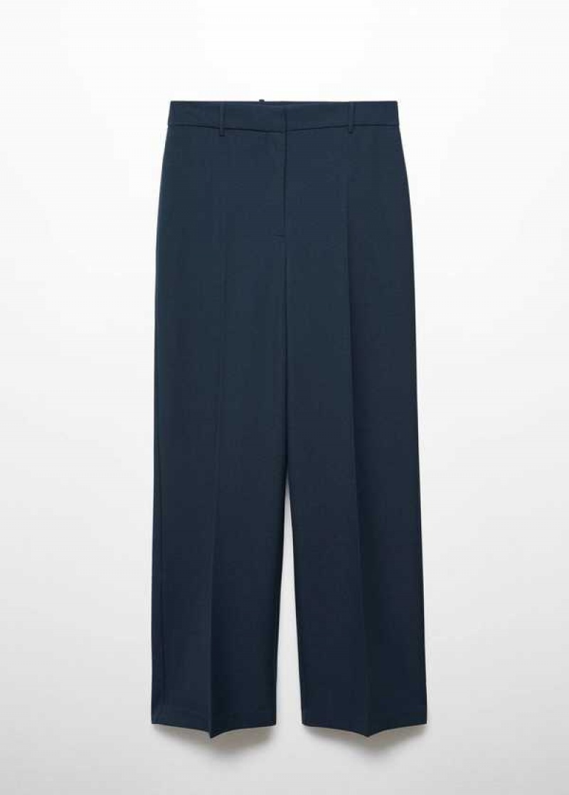 Mango Pleat Rovný Trousers | MNG-24467