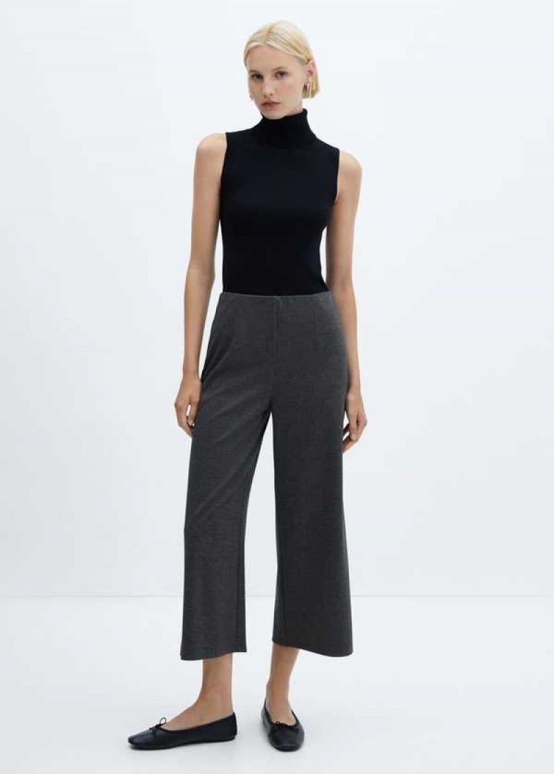 Mango Pletené Culotte Trousers | MNG-24294