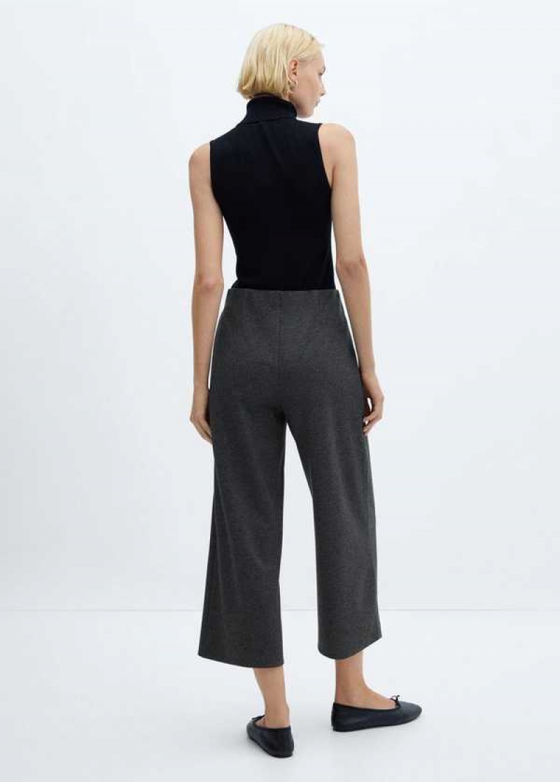 Mango Pletené Culotte Trousers | MNG-24294