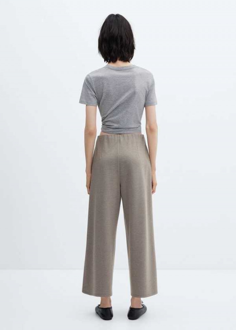 Mango Pletené Culotte Trousers | MNG-24328