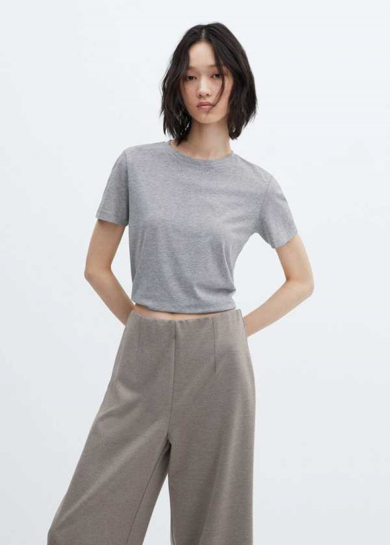 Mango Pletené Culotte Trousers | MNG-24328