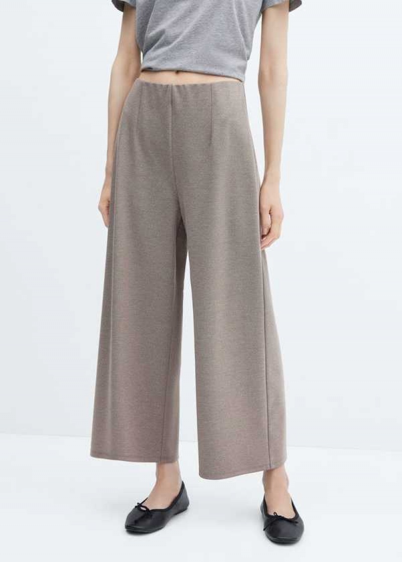 Mango Pletené Culotte Trousers | MNG-24328