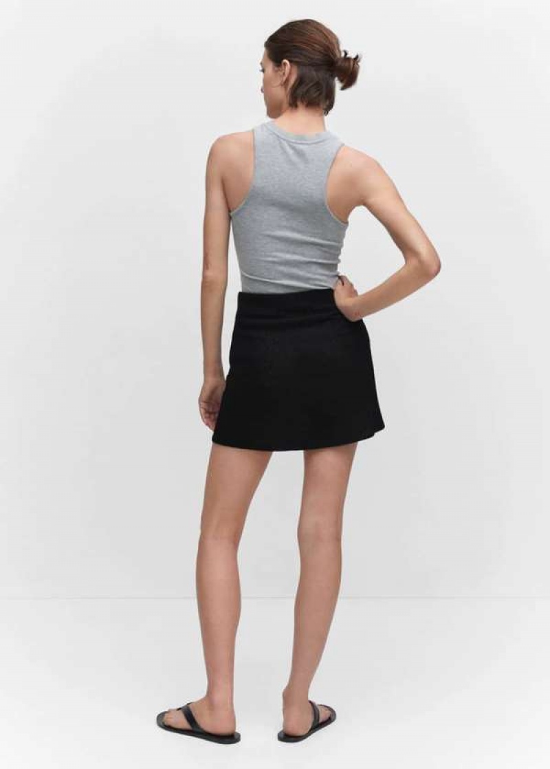 Mango Pletené Miniskirt | MNG-24041