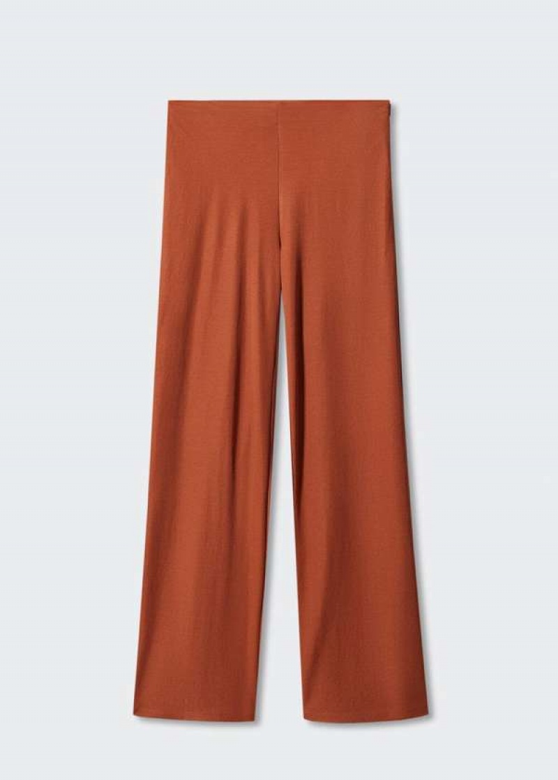 Mango Pletené Wideleg Pants | MNG-24404