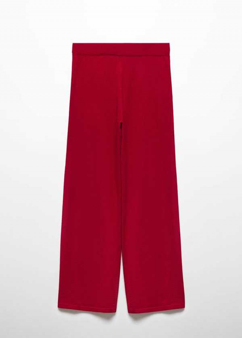 Mango Pletené Wideleg Pants | MNG-24539