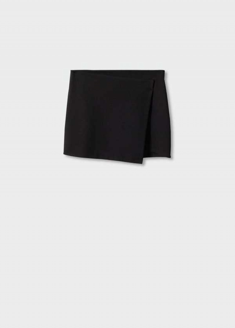 Mango Pletené Wrap Mini-skirt | MNG-24012