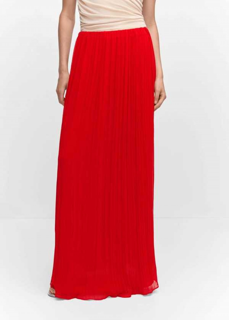 Mango Plisovaný Long Skirt | MNG-24095