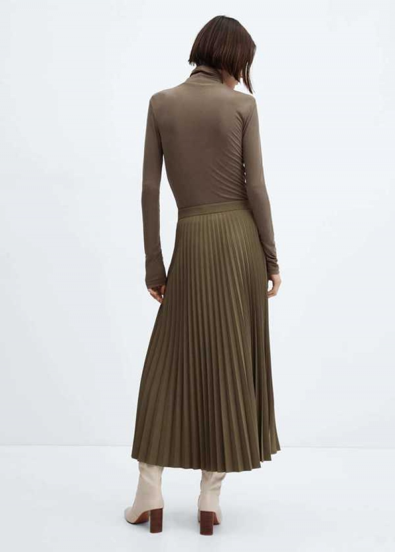 Mango Plisovaný Long Skirt | MNG-24237