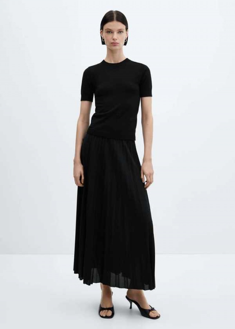 Mango Plisovaný Long Skirt | MNG-24248