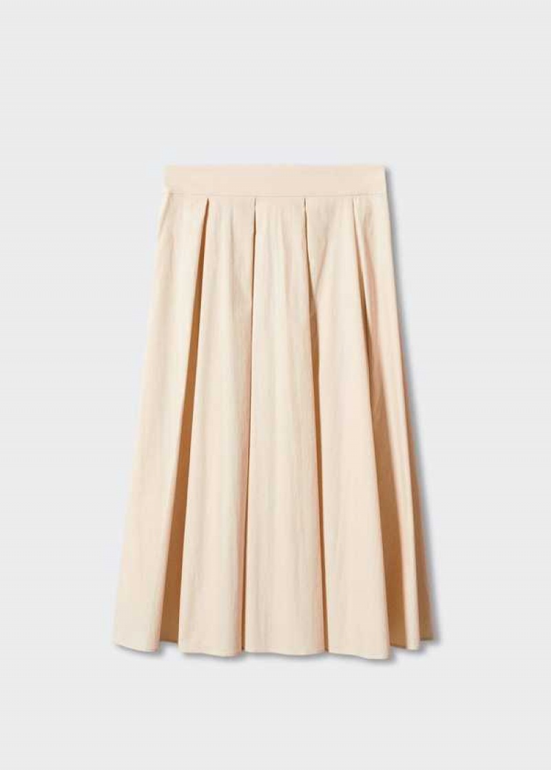 Mango Plisovaný Midi Skirt | MNG-24042