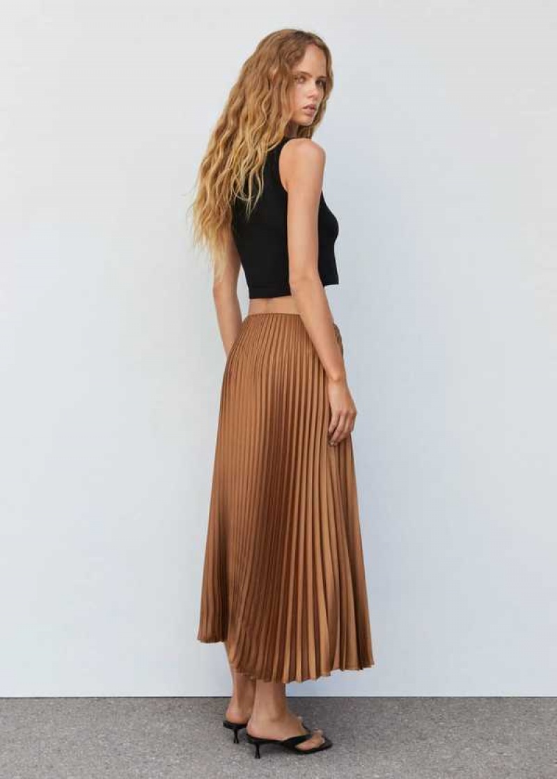 Mango Plisovaný Midi Skirt | MNG-24187