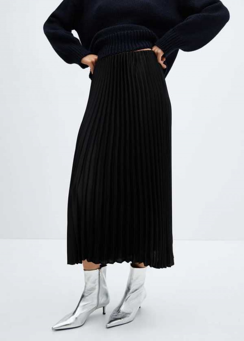 Mango Plisovaný Midi Skirt | MNG-24254