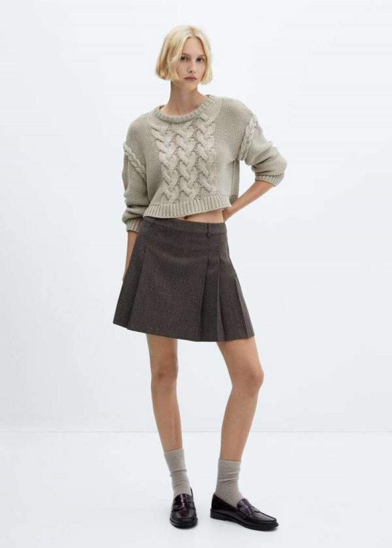 Mango Plisovaný Mini-skirt | MNG-24005