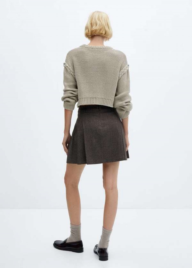 Mango Plisovaný Mini-skirt | MNG-24005